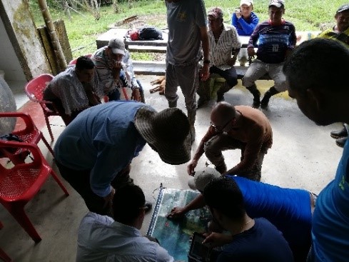Gráfica alusiva a Aprendiendo de los drones para salvaguardar derechos: experiencia de intercambio Amazon Conservation Team en Caquetá