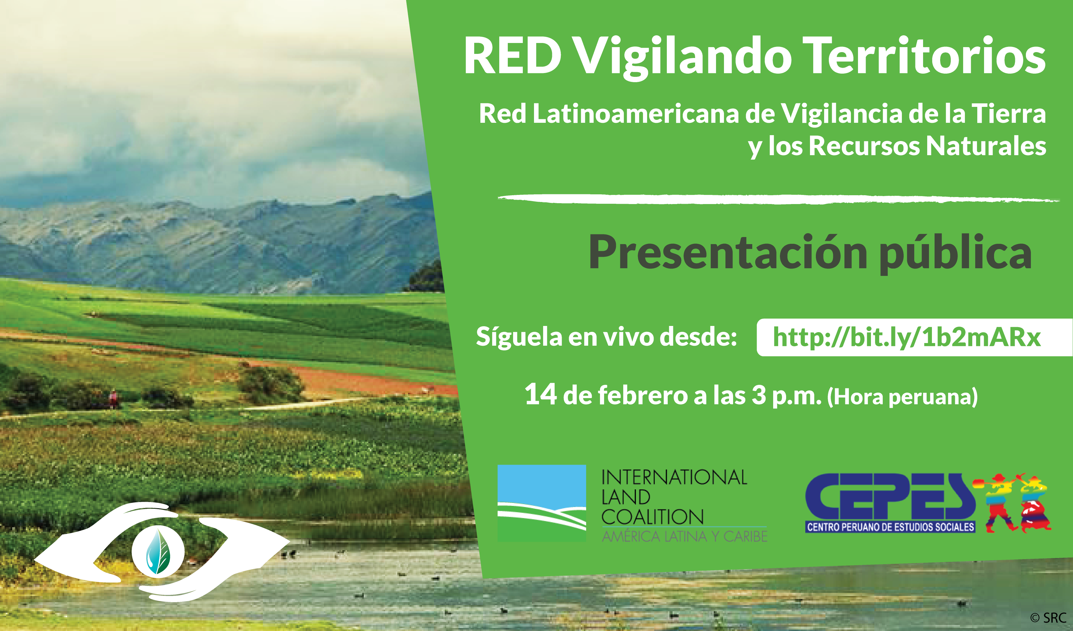 Gráfica alusiva a Presentación Pública Red Latinoamericana de Vigilancia de la Tierra y los Recursos Naturales 